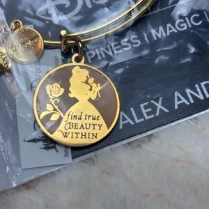 Disney Parks Alex and Ani Charm Bangle, Featuring Disney Princess “Belle”